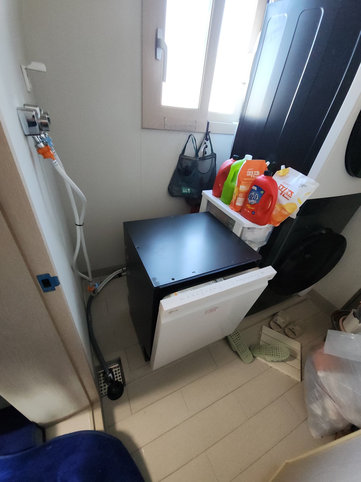 유리 종류별 타공 비교 - 일반유리 복층유리